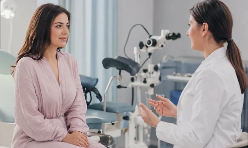 Kadınlarda kasık ağrısı için jinekolojik muayene ve ultrason değerlendirmesi